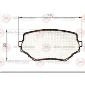 7559G - PASTILLA FRENO